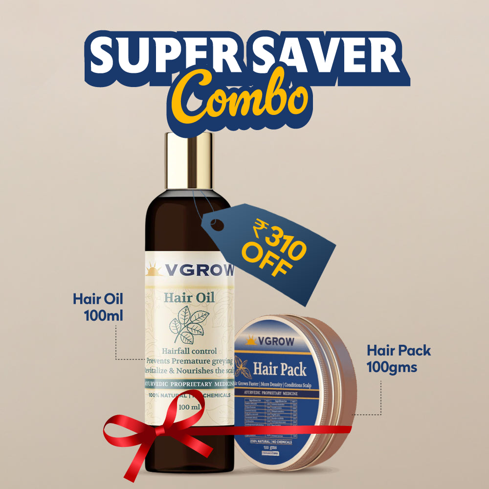 Hair Oil & Hair Pack Combo (Get ₹310 OFF)