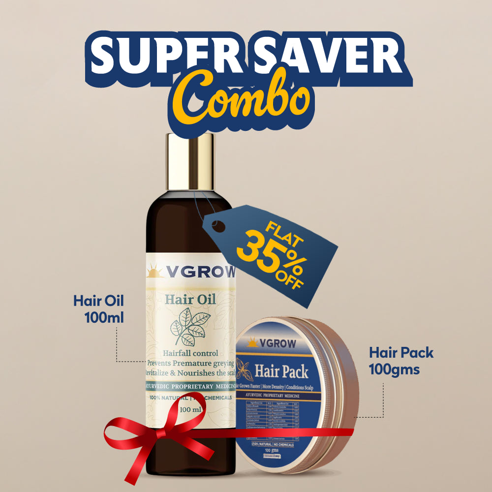 Hair Oil & Hair Pack Combo (Get 35% OFF)