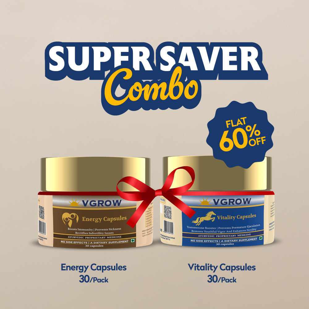 Energy & Vitality Capsules Combo (Get 60% OFF)