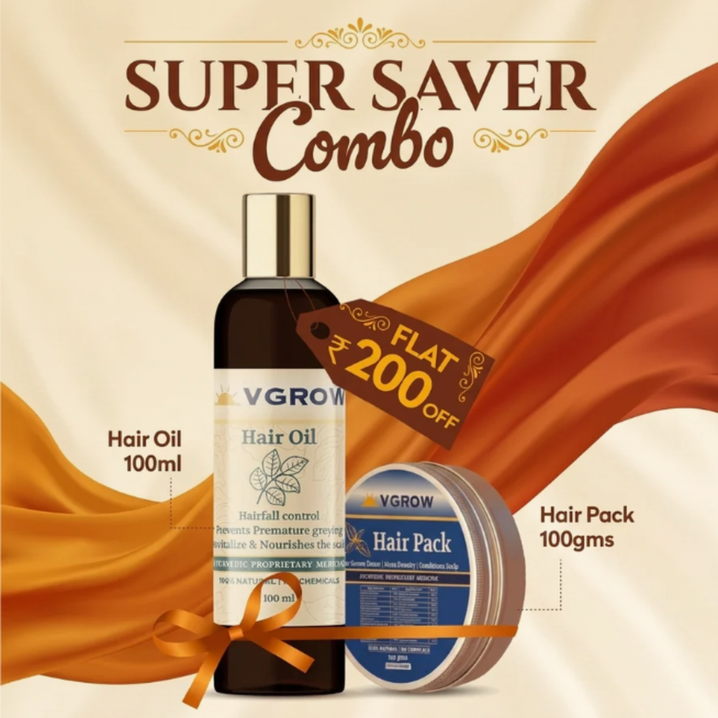 Hair Oil 100ml Hair Pack 100gms Combo 200 off
