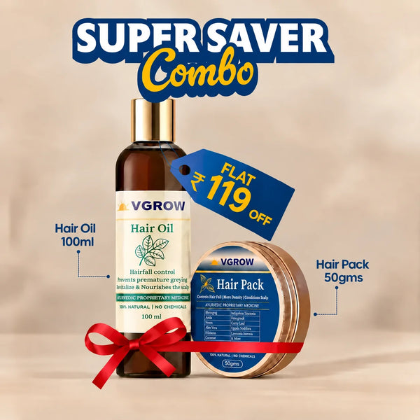 Hair Oil & Hair Pack Combo (Get ₹119 OFF)