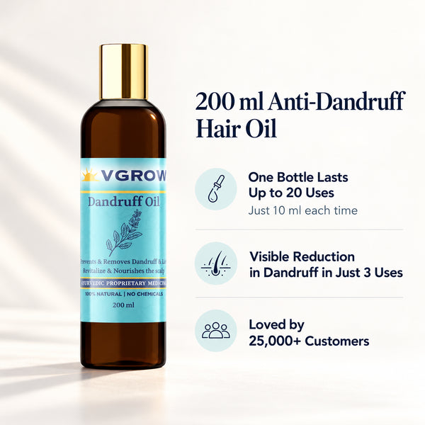 100% Ayurvedic Anti dandruff Hair Oil