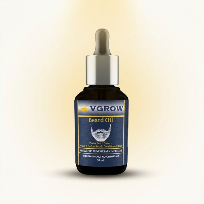 Ayurvedic Beard Growth Oil for Men