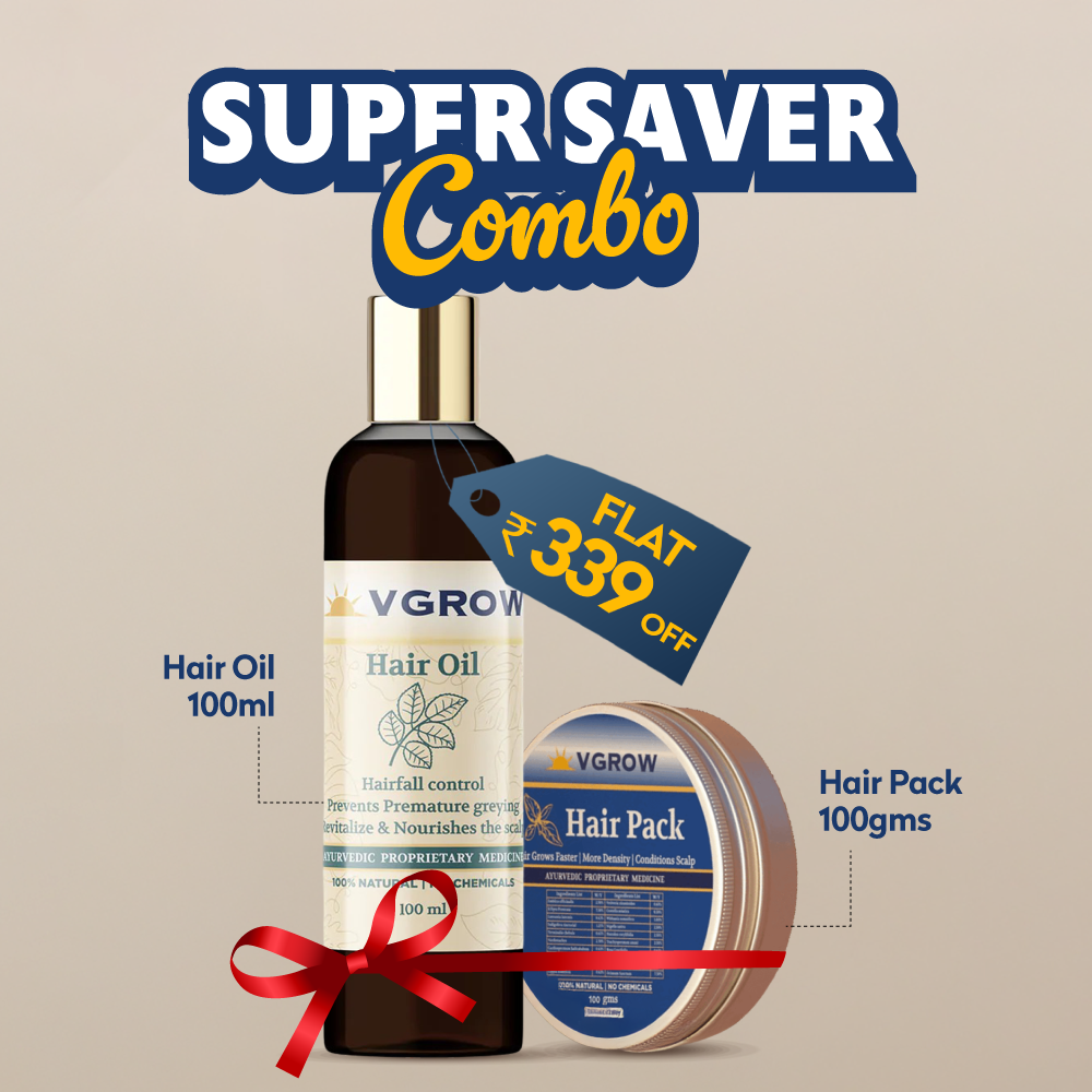 Hair Oil & Hair Pack Combo (Get ₹339 OFF)