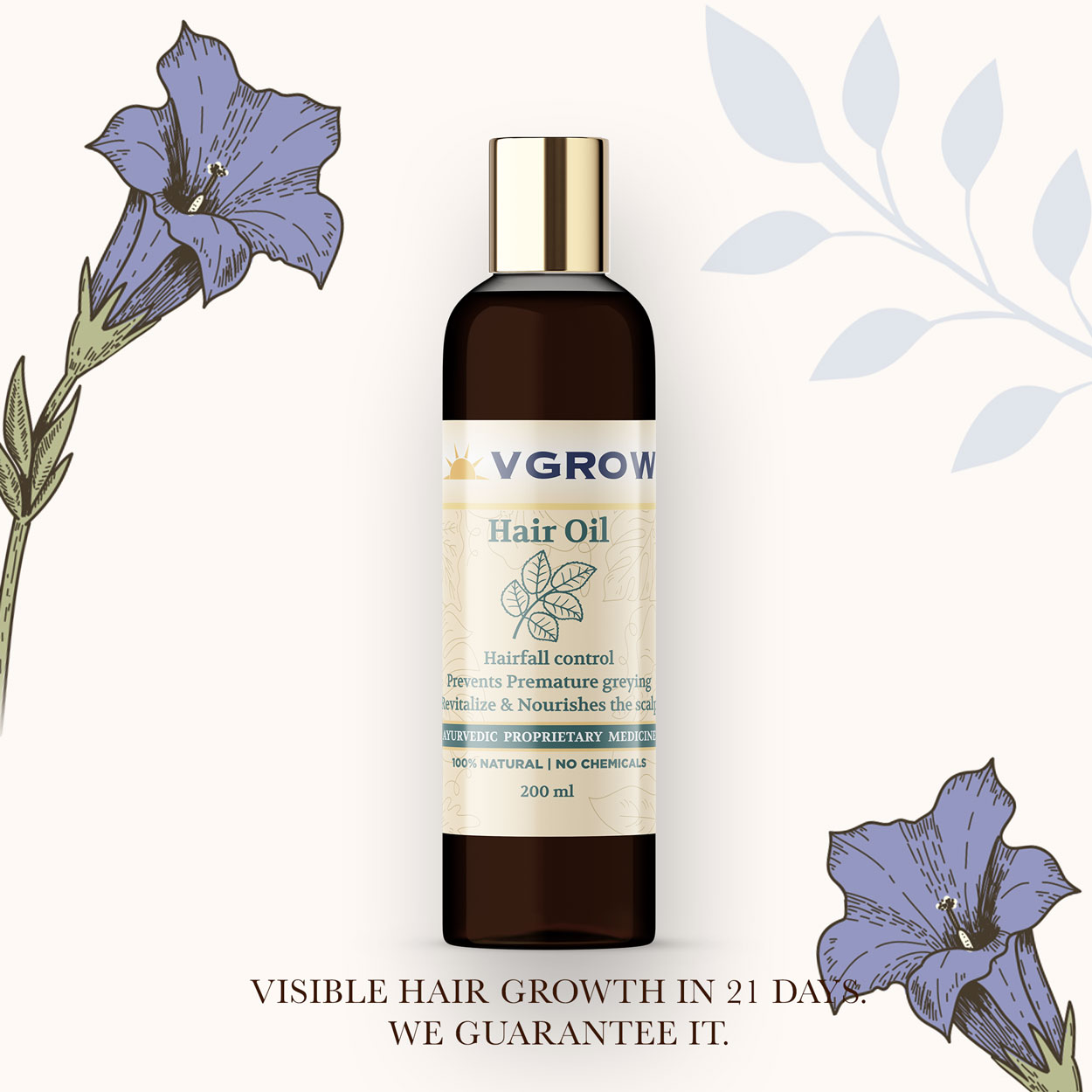 hair-growth-1 Our potent blend of botanical extracts is scientifically designed to awaken dormant follicles. We are so confident in its power that we challenge you: Experience visible new hair growth within 21 days, or you get a full refund. Your journey to thicker hair is completely risk-free.